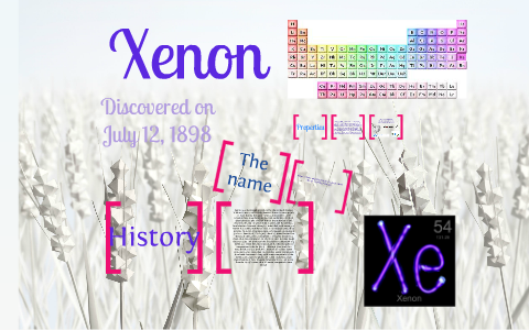 presentation of xenon