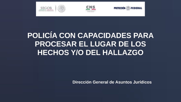 POLICÍA CON CAPACIDADES PARA PROCESAR EL LUGAR DE LOS HECHOS by ricardo