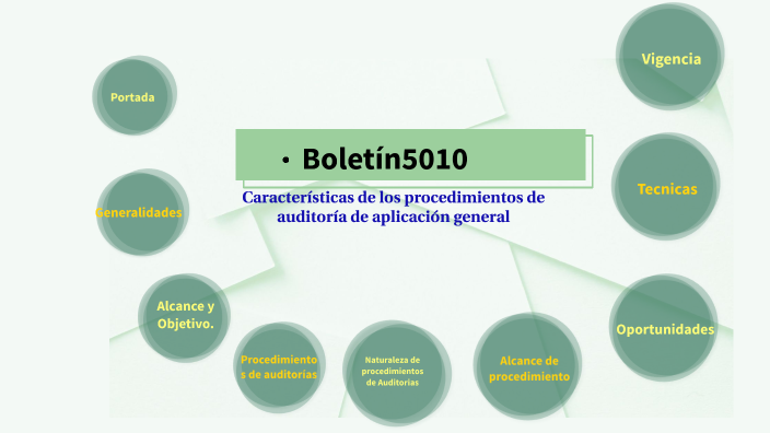 características delos procedimientos de auditoría de aplicación general