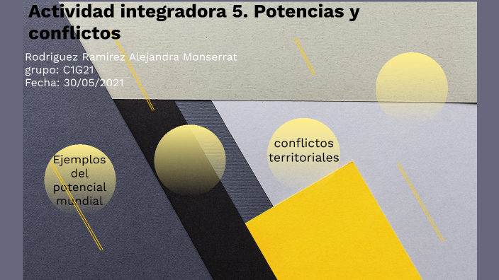 Actividad Integradora 5. Potencias Y Conflictos By Alemons Rodriguez ...