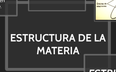 ESTRUCTURA DE LA MATERIA Y EL ATOMO by jorge luis bocanegra