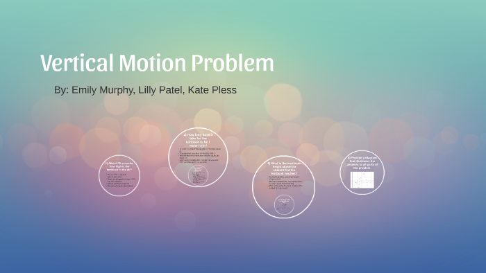 vertical motion problem solving