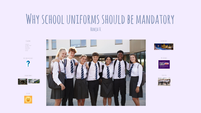 why school uniforms should be mandatory essay