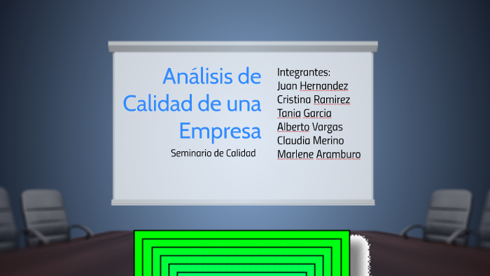 Analisis de Calidad de una Empresa by Marlene Arámburo on Prezi