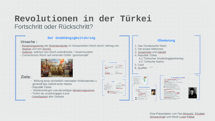 Revolutionen in der Türkei by Maria Lisa on Prezi