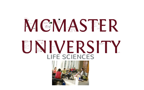 Thesis mcmaster life science