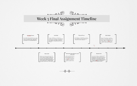 Week 5 Final Assignment Timeline by Hoffman