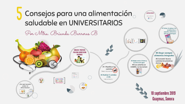 Consejos Para Una Alimentación Saludable By Brianda Barreras