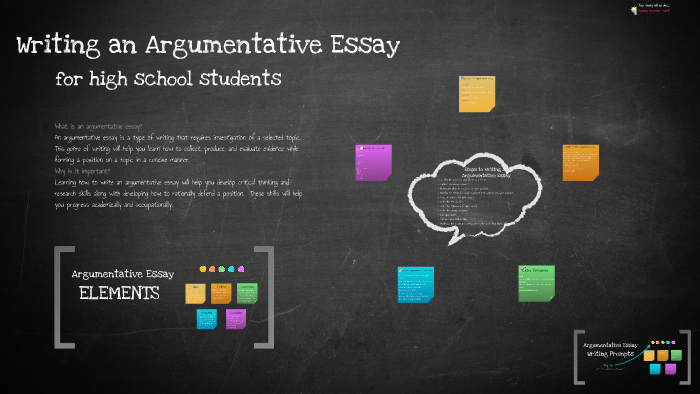 how to write an argumentative essay prezi