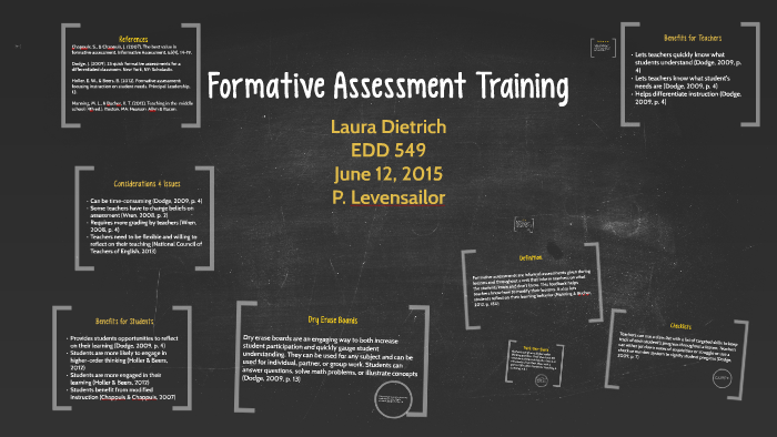 Formative Assessment by Laura Dietrich on Prezi