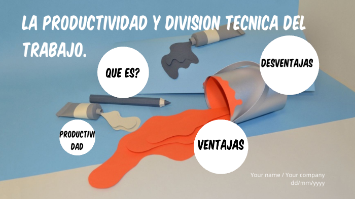 La productividad y la división técnica del trabajo by