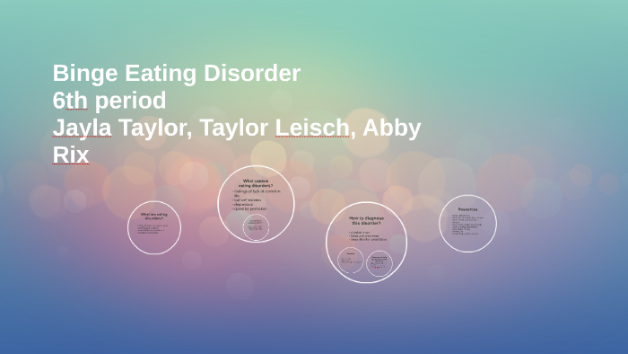 Binge Eating Disorder by Jayla Taylor on Prezi