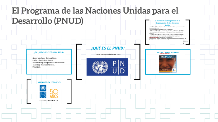 El Programa de las Naciones Unidas para el Desarrollo (PNUD) by angela ...