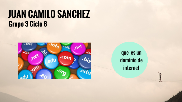 QUE ES UN DOMINIO DE INTERNET by juan Camilo Sánchez on Prezi