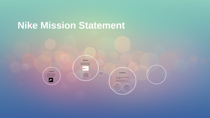 nike mission statement