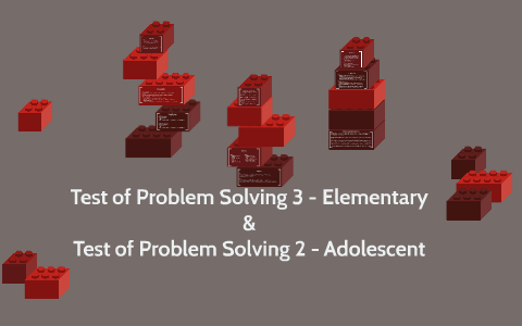 test of problem solving 3