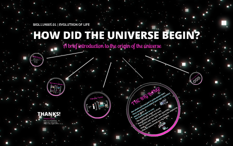 how the universe begin essay