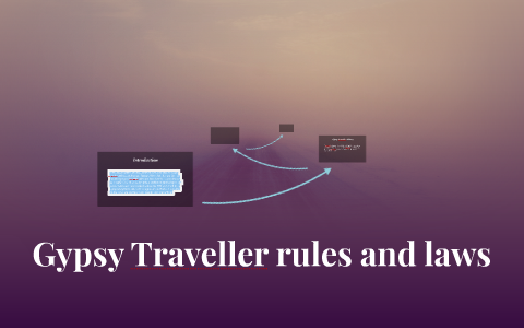 gypsy and traveller legislation