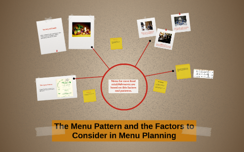 Factors To Consider In Menu Planning By Ian Guieb On Prezi