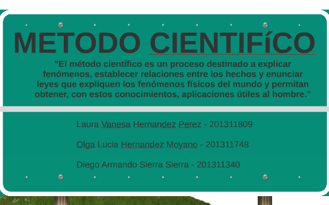 METODO CIENTIFICO by Diego Sierra on Prezi