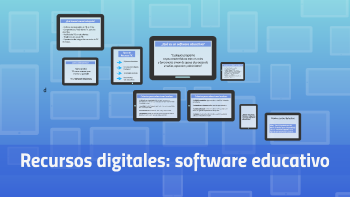 Recursos digitales: software educativos by Iris Argandoña