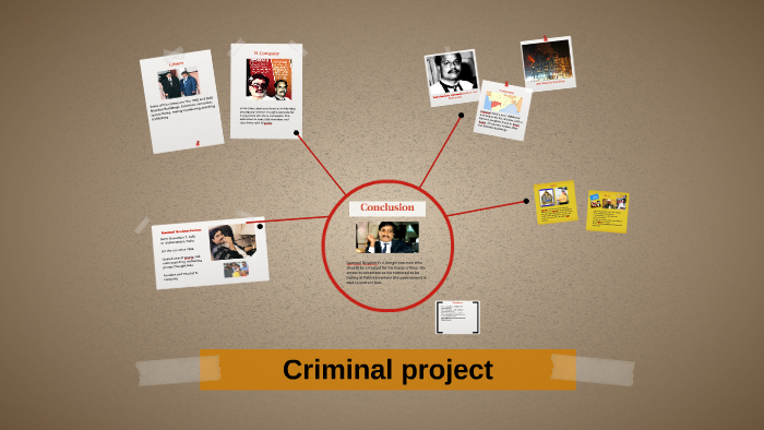 Criminal Project by Rodrigo Mora