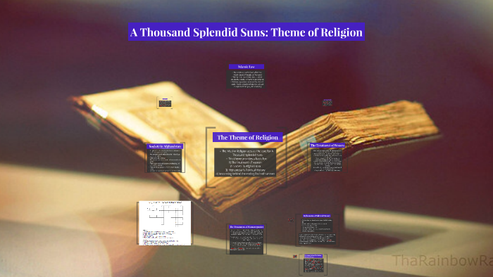 The Theme of Religion Throughout A Thousand Splendid Suns by Clara ...