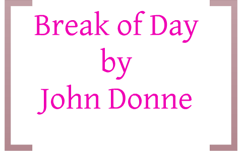 Break Of Day By Kendall Petykiewicz Break Of Day By Kendall Petykiewicz