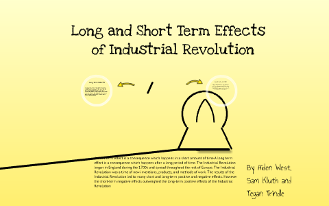 Positive And Negative Effects Of The Industrial Revolution Chart