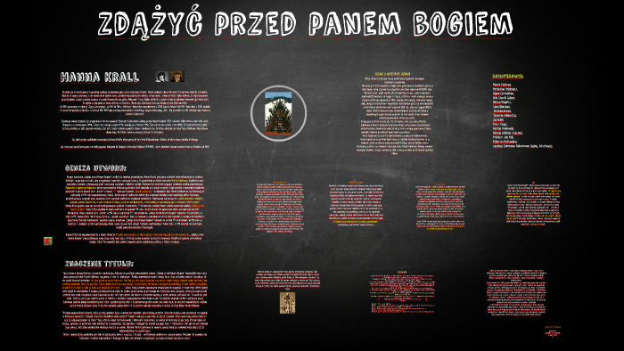 Zdazyc Przed Panem Bogiem Pdf - Zdążyć przed panem bogiem by Kamila Dobija on Prezi