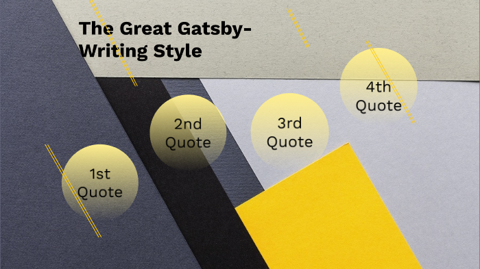 Dessert- The Great Gatsby Writing Style by Saray Serna on Prezi