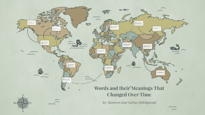 English Words That Changed Over Time