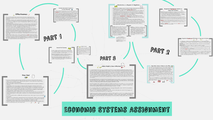 economic systems assignment