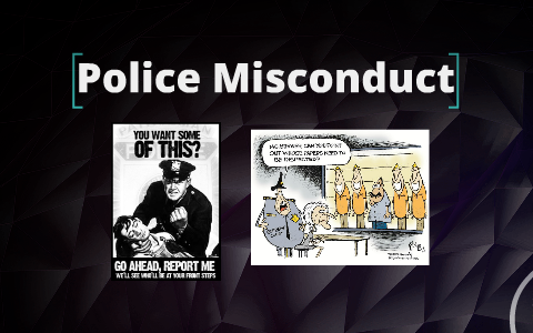 Persuasive speech on police misconduct