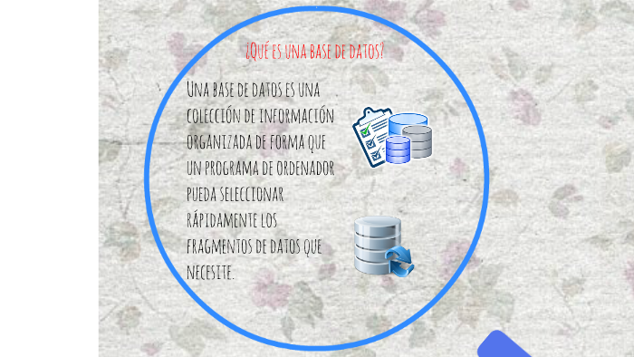 ¿Qué es una base de datos? by claudia jimena boy abanto on Prezi