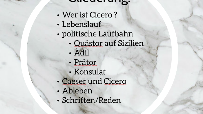 Cicero By Alfons Hatler On Prezi Next