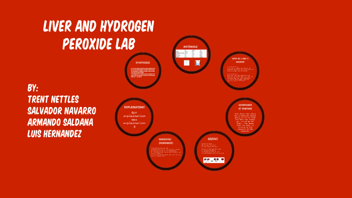 liver and hydrogen peroxide experiment lab report