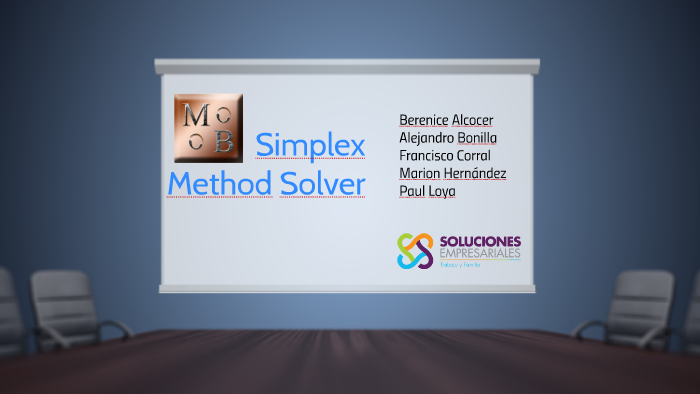 Simplex Method Solver by alejandro bonilla on Prezi