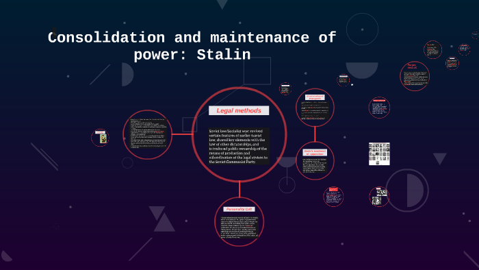 stalin maintenance of power