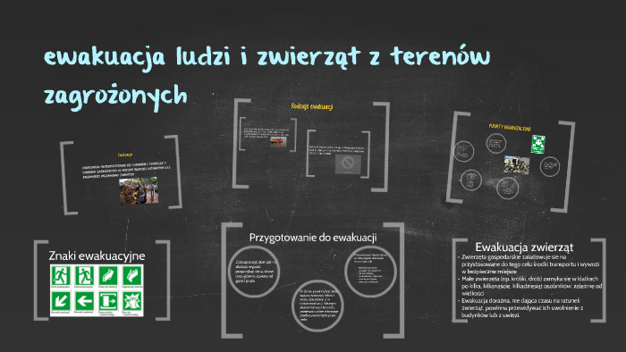 ewakuacja ludzi i zwierząt z terenów zagrożonych by Olga Martyna on Prezi