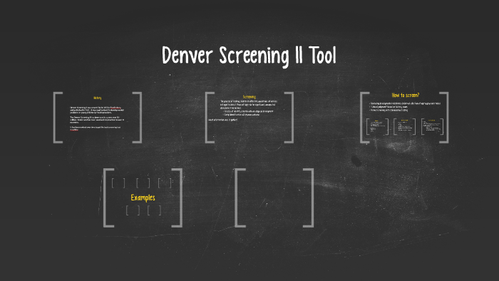 denver ii screening tool