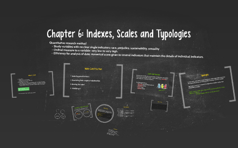 Chapter 6: Indexes, Scales and Typologies by Davida Delmar on Prezi