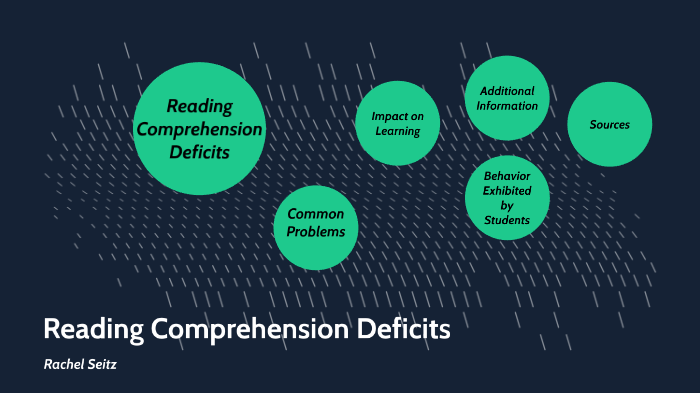 Reading Comprehension Deficits by Rachel Seitz on Prezi