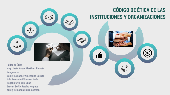 CÓDIGO DE ÉTICA DE LAS INSTITUCIONES Y ORGANIZACIONES by Fernanda