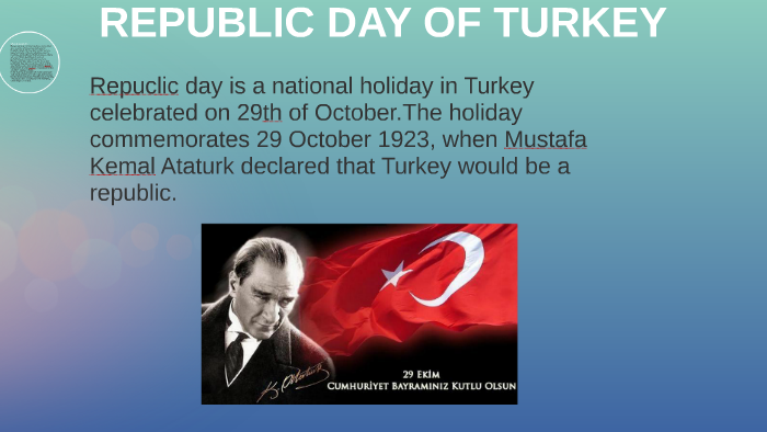 REPUBLIC DAY OF TURKEY by burcak ceren