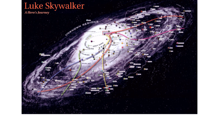 Luke Skywalker Road Map by Ben Bruder