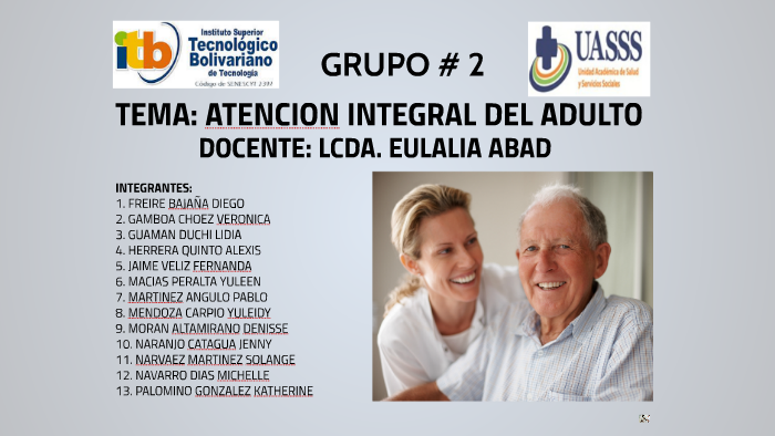 ATENCION INTEGRAL DEL ADULTO MAYOR by Veronica Gamboa on Prezi