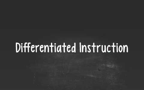 Differentiated Instruction by Amy Shapton on Prezi