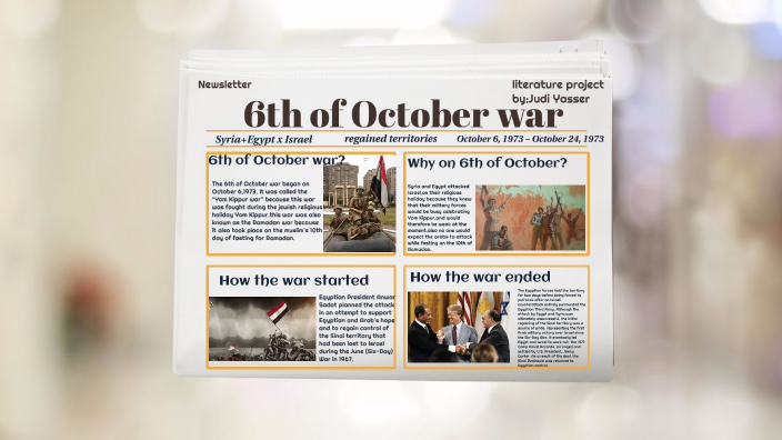 essay about 6 october war