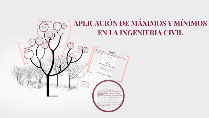 APLICACIÓN DE MÁXIMOS Y MINIMOS EN LA INGENIERIA CIVIL by Angie Bolaños